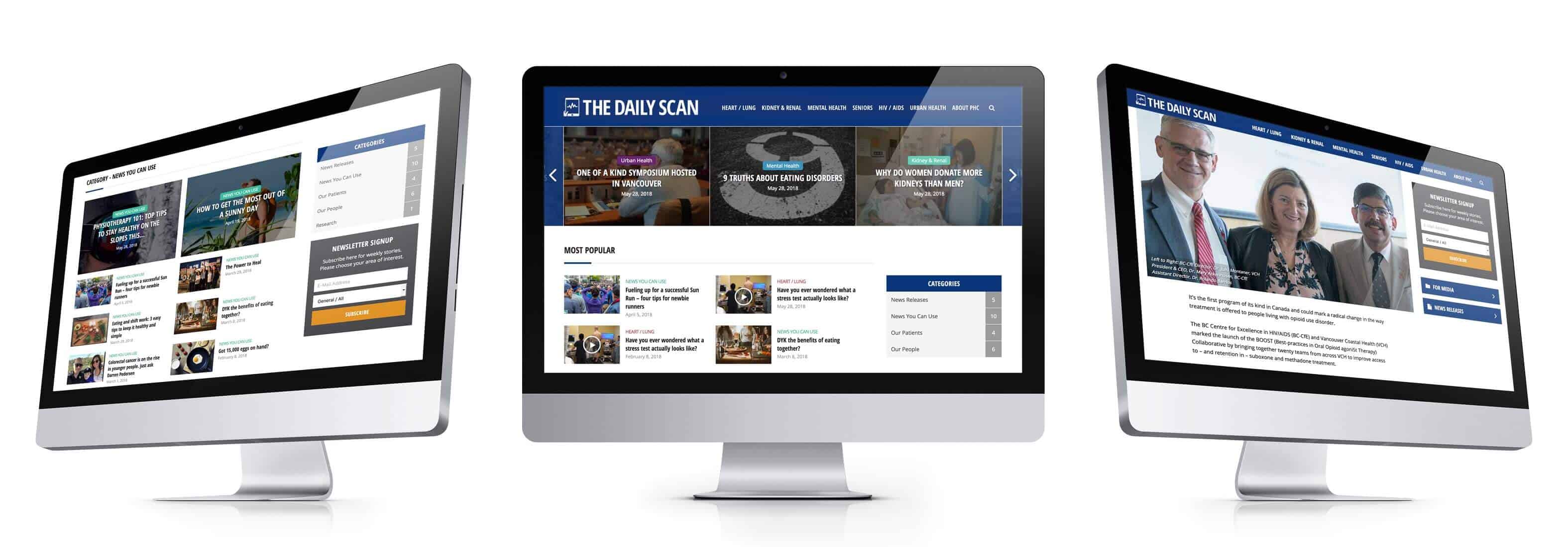 Providence Health Care Journalism Microsite The Daily Scan
